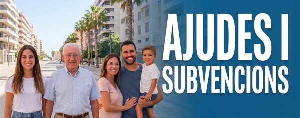 Anar a Ajudes i subvencions Banner Ajudes i subvencions