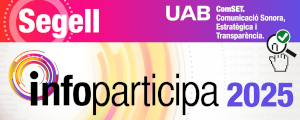 Anar al portal Infoparticipa. Obre una pestanya nova. Logo Infoparticipa